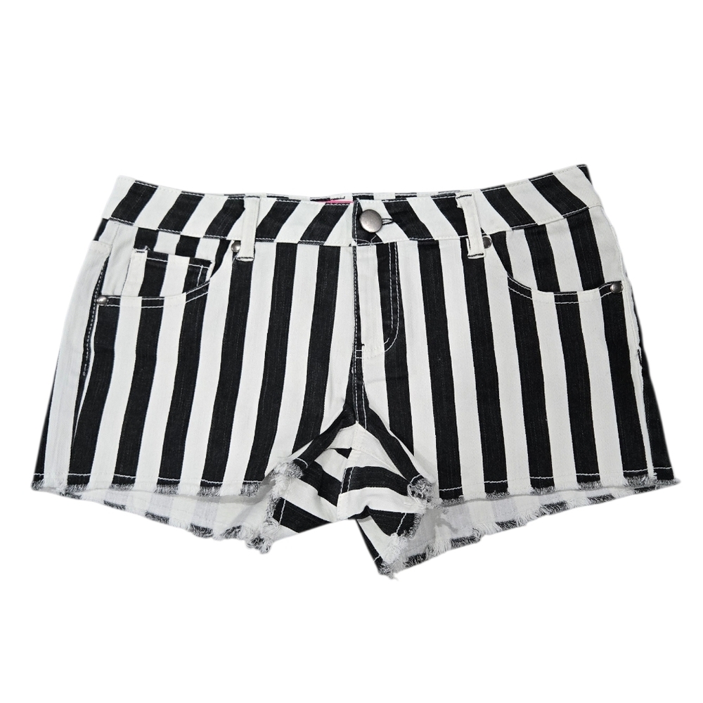 Striped Stretch Shorts